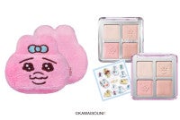 “おぱんちゅうさぎ＆んぽちゃむ”がコスメに！シール付きマルチパレットなど「ミルフィー」から登場