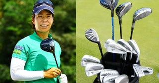 飛距離4位、パーオン率6位の穴井詩の14本を直撃！ベンタスは手放せない ？アイアンは軟鉄でもやさしめ？2ボールブレードはジャストタッチに合う？