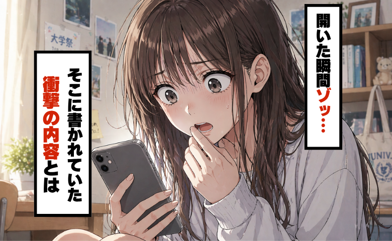 「これを見て」彼から届いたメッセージにゾッ…送られてきた添付ファイルの内容とは！？