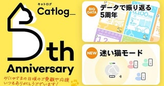 猫の健康に関する「Catlog」のデータを公開＆新機能「迷い猫モード」をリリース！