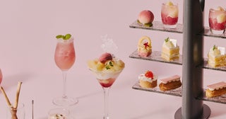THE THOUSAND KYOTO（ザ・サウザンド京都）の桃アフタヌーンティー。極上パフェから始まる桃尽くしのティータイム