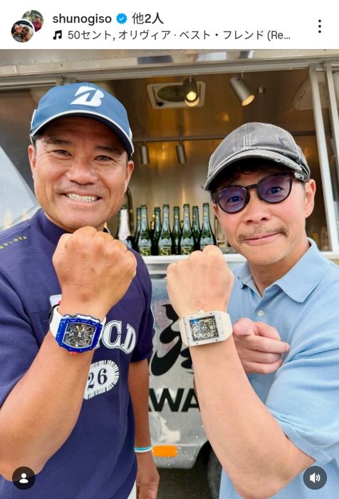 宮里優作&前澤友作の「Wユウサク」がご自慢の高級腕時計を披露2つの時刻が違っている摩訶不思議？
