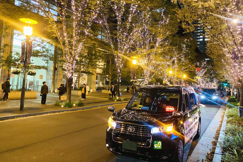 この時期だけの東京の夜景をひとり占めプロが案内してくれる「イルミネーションタクシー」