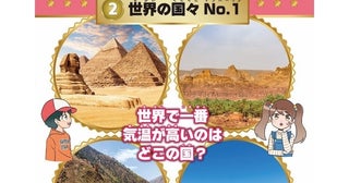 最高気温・最大の湖・消費税が高い国……「一番」を集めたクイズ図鑑が雑学好きな子どもに刺さる本が登場！
