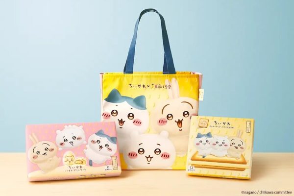 東京ばな奈、ちいかわコラボ第2弾発売クッキーサンドとトートバック