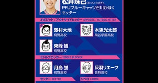 【ハイキュー‼×SVリーグ】石川かほくの松井珠己が選ぶ『ハイキュー‼』ベストメンバーセッターを影山飛雄ではなく菅原孝支にした理由は？