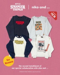 『ストレンジャー・シングス』×「niko and ...」コラボ第2弾の全貌公開！トートバッグなど全32型が登場へ