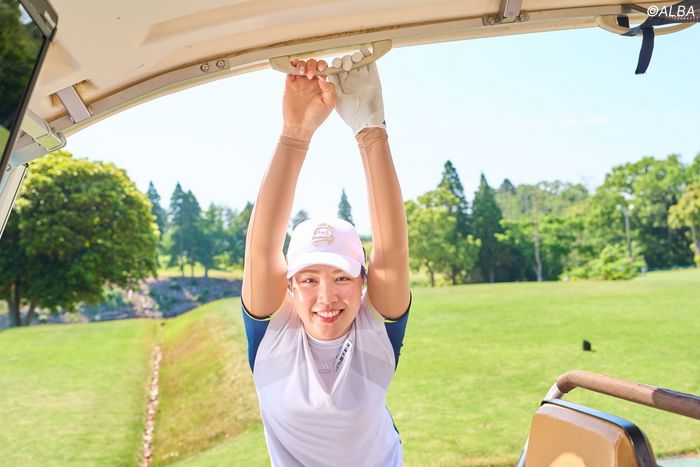 「体はすごく硬いです」 337ヤードのドラコン女子が毎ラウンド欠かさない飛ばし習慣