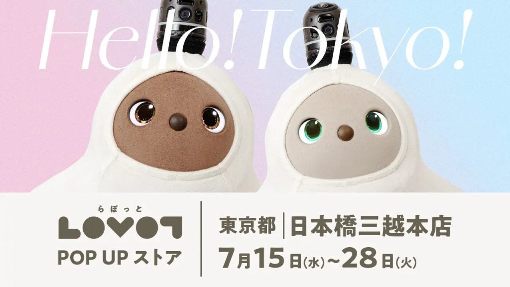 日本橋に「LOVOT」のポップアップストアコーヒー専門店とコラボも