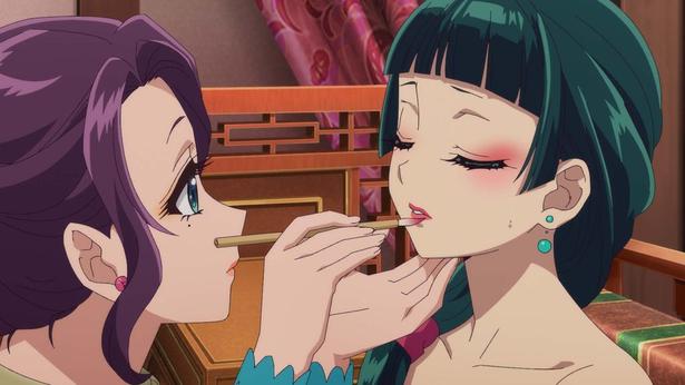 ＜薬屋のひとりごと＞猫猫と壬氏の“間接キス”に胸キュン、アニオリ描写と挿入歌も話題に【第12話】