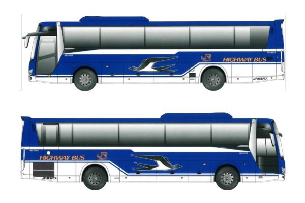 ジェイアール東海バス、新ラッピングバス「リバース」運行開始6月1日から