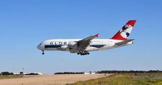 グローバル・エアラインズ、エアバスA380型機をポルトガル・ベージャへ空輸