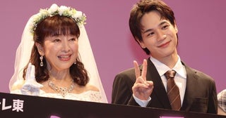 かたせ梨乃＆豆原一成、インパクトの強い世界観に「これだけダイナマイトな役は初めて」「これまでのお芝居の中ですごく挑戦」＜夫婦と16歳＞