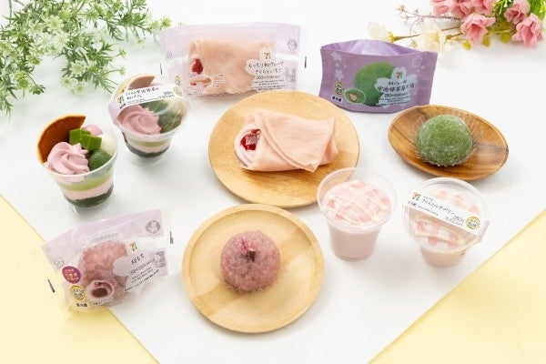 【セブン-イレブン】コンビニスイーツにも春！桜・苺・抹茶のスイーツが登場