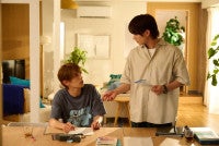 『夏色の雲が恋と嵐をまきおこす』“蒼汰”浮所飛貴、“夏輝”深田竜生に頭ポンポン「めろ」「ときめきすぎる」の声