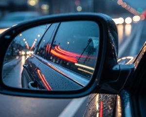 “あおり運転”してきたSUVが側溝に落ちて…運転手の男性が青ざめた表情でうなだれるまで
