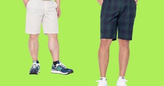 夏ゴルフといえばハーフパンツ「短足に見えずかっこ良く着こなすには、丈感に注意！」