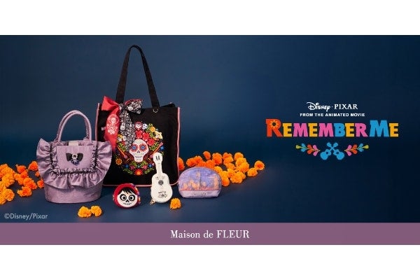 映画『リメンバー・ミー』がバッグ＆ポーチに！Maison de FLEURからコラボコレクション登場