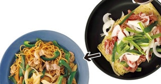 麺、具、調味料を一度に入れて蒸し焼きに！マンネリ解消「スピード焼きそば」3選