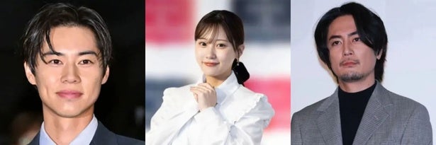 ピンク髪＆ワンピがキュート…田中美久“萌歌”、戸塚純貴＆間宮祥太朗の3ショットに「かわいい」の声＜良いこと悪いこと＞