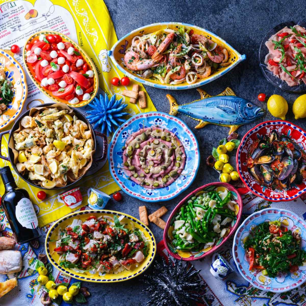 コンラッド大阪から夏限定のイタリアンビュッフェ。シチリアをはじめ南イタリアの食文化を絶景ダイニングで体験
