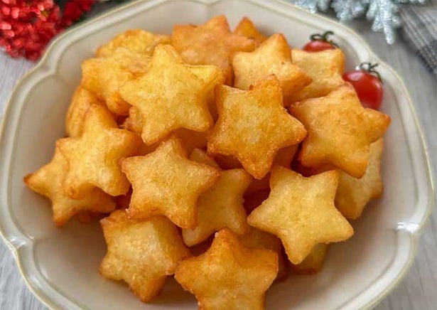 【材料3つまでで作る！】お弁当にも◎ 子どもが喜ぶ愛らしい見た目の「スターポテト」