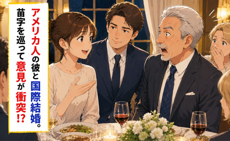 アメリカ人の彼と国際結婚。式前日、「新しい苗字にする」と伝えると…笑顔だった義父の様子が一変！？
