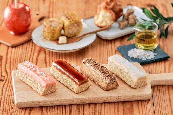 【無印良品】りんご飴、焼きとうもろこしバターなど「みんなでつくるバウム」企画から生まれたバウム4種を期間限定で発売