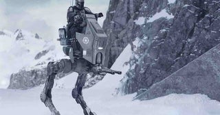 大迫力のチェイス！『スター・ウォーズ／マンダロリアン・アンド・グローグー』AT-RTに乗った2人が雪山を駆け巡る本編映像