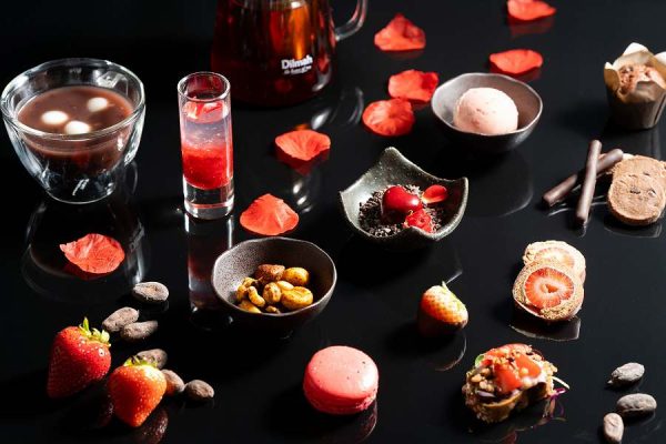 ダブルツリーbyヒルトン京都駅、チョコレートといちごのアフタヌーンティーを提供1月5日から