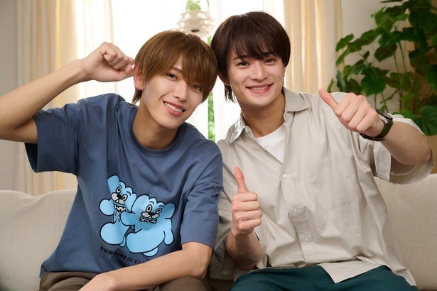 ACEes深田竜生＆浮所飛貴らがクランクイン「さわやかでゆったりした雰囲気が新鮮」「鼻筋がすごく綺麗なことに気づきました(笑)」＜夏色の雲が恋と嵐をまきおこす＞