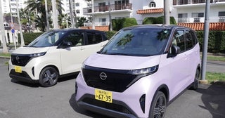 軽EV「日産サクラ」で秋の鎌倉をドライブ！ 海沿いのレストランでランチしてる間に充電してみた