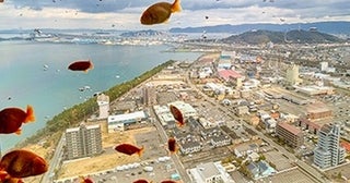 地上127メートルで楽しむ非日常！瀬戸内の絶景と金魚が織りなす天空アクアリウム体験「ソラキン」