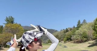 テレ朝・安藤萌々アナが“出入り激しめ”ラウンドでも80台をキープ！ 家族とのラウンドでリフレッシュ