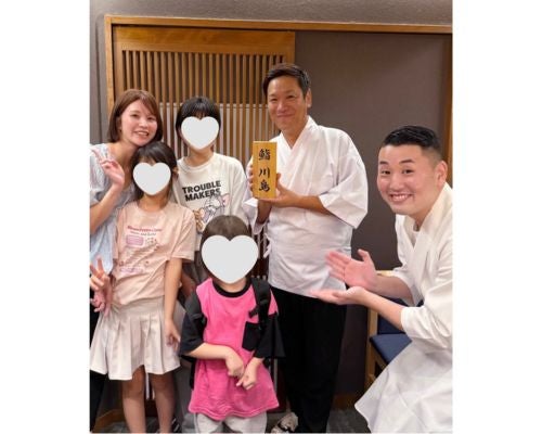  はんにゃ川島の元妻･菜月、予約困難の元夫の鮨店訪問 