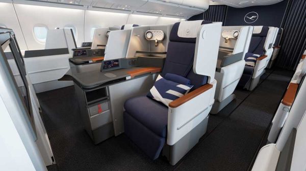 ルフトハンザ・ドイツ航空、エアバスA380型機のビジネスクラス刷新