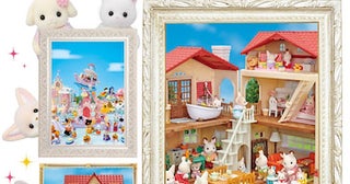 【シルバニアファミリー】かわいすぎる写真でさがしもの遊びが楽しめる絵本が登場！