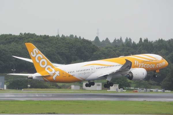 スクート、大阪/関西〜シンガポール線のダイヤ変更関空昼発・シンガポール深夜発に