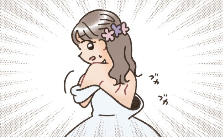 「見えちゃう…！」フォトウェディング直前まで減量⇒当日ドレスを着ると…予想外の事態発生！？