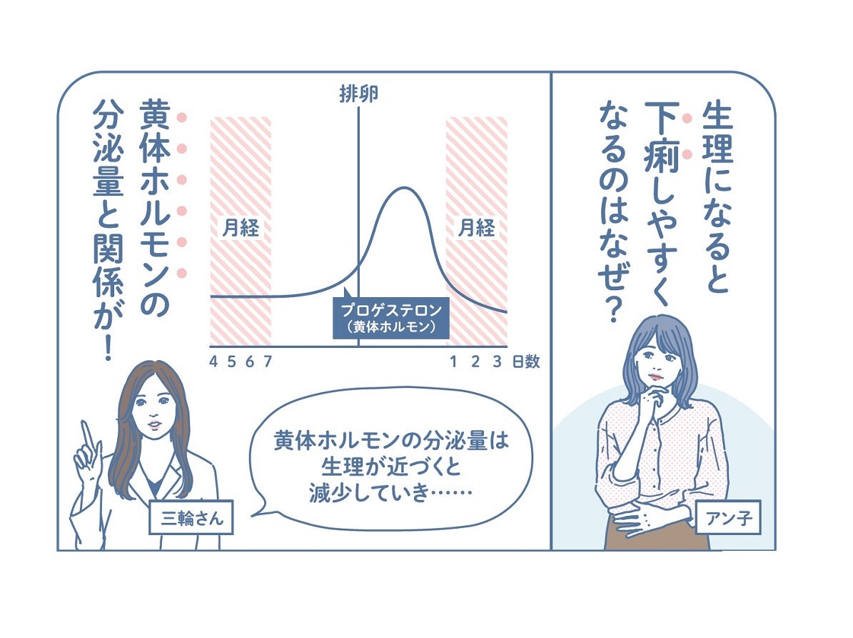 生理になるとなぜか下痢気味に…因果関係を産婦人科医が解説！