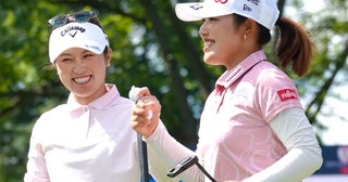 チーム名『Minis』でもビッグスコア「61」西村優菜も驚いた古江彩佳のバーディ劇場