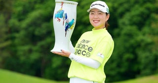 山内日菜子が国内下部で9年ぶり2勝目ルーキーの高田菜桜とリ・ハナが2位