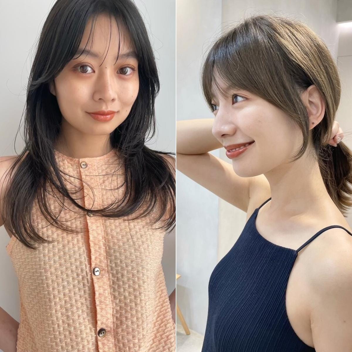 小顔見せがかなう顔まわりカット3選！結んでも映える大人の垢抜けレイヤー