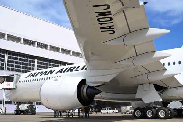 JAL、エアバスA350−1000型機10号機を日本へ空輸12月にNYで損傷