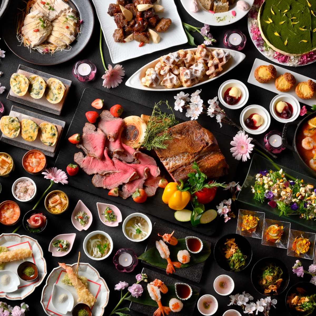 ホテル椿山荘東京から「春のランチ＆ディナービュッフェ」が登場。春食材の料理やスイーツなど豊富なメニューを好きなだけ！