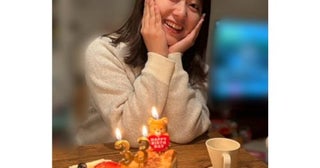  尾崎里紗アナ、２歳息子からのBDソング＆乾杯に感激 