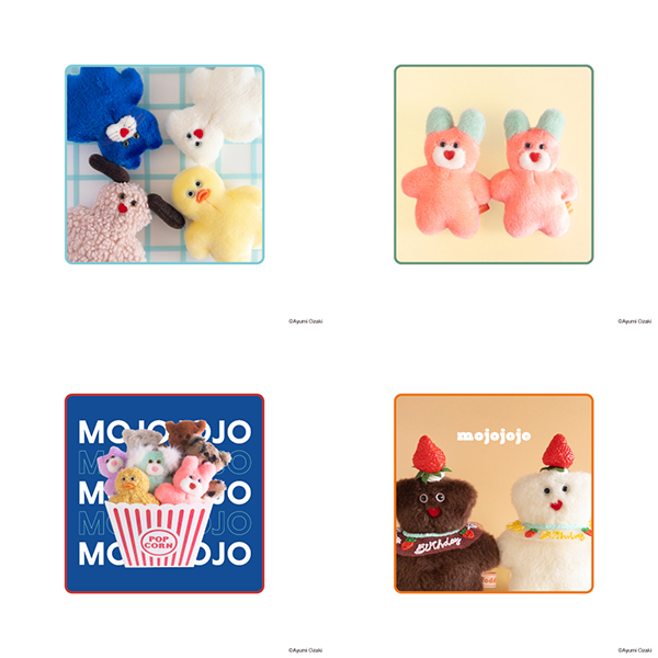 「mojojojo」から“ハンカチくじ”が新登場！ランダムのゆるかわなデザインは、全種類コンプしたくなる…