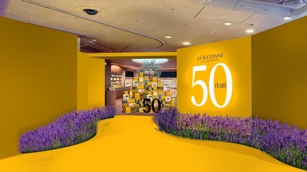 渋谷でロクシタン大型体験イベントを開催！初の全館ポップアップで50周年を祝う