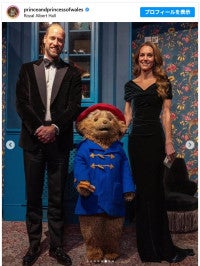 くまのパディントン、ウィリアム皇太子＆キャサリン妃夫妻とチャリティイベントで再会！