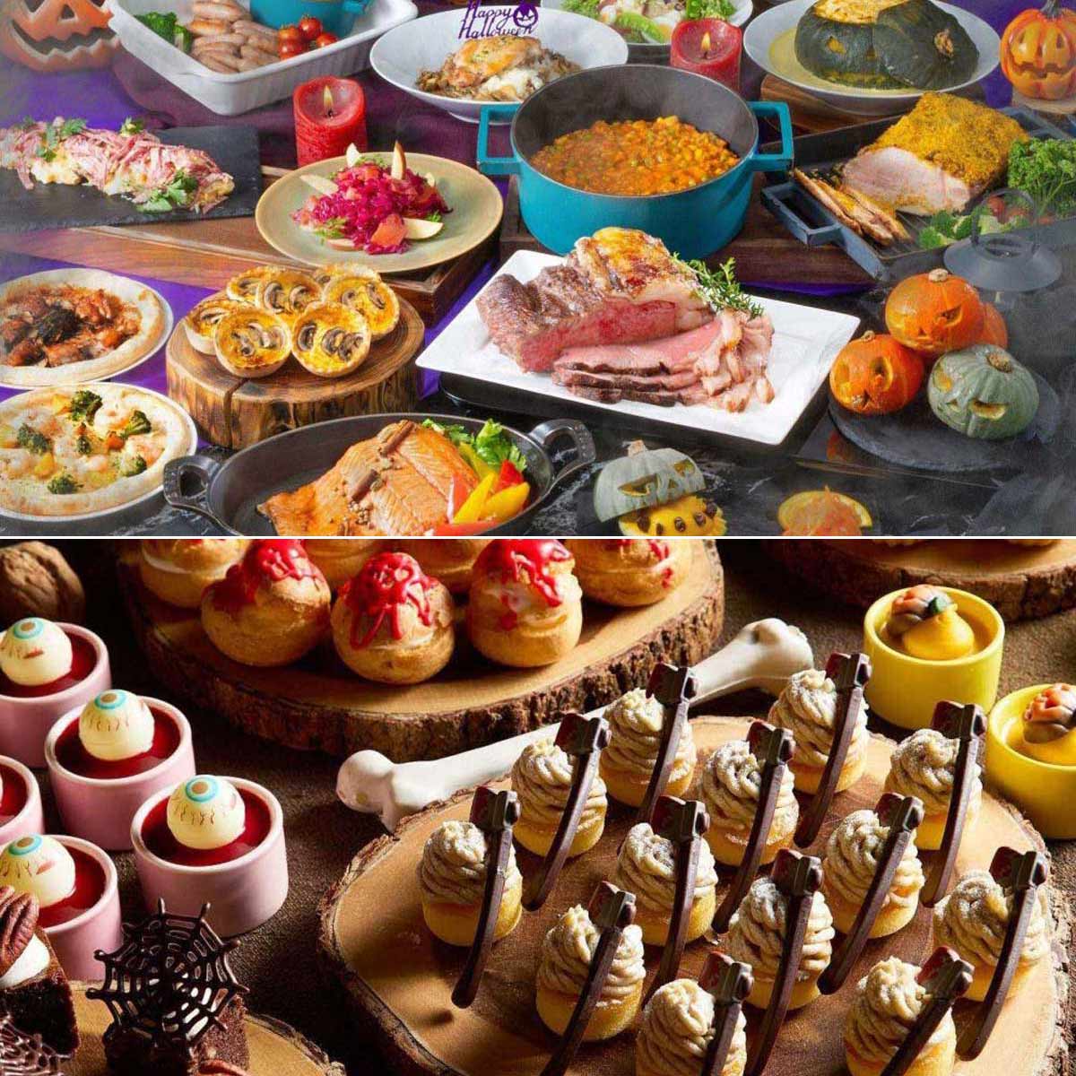 ホテルで楽しむ、ハロウィンのランチビュッフェ4選。秋の味覚たっぷりの料理とブキミかわいいスイーツが勢揃い！